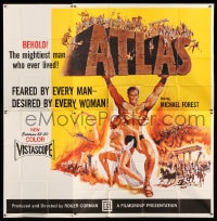 8t016 ATLAS 6sh 1961 Jenson art of strongman Michael Forest, the mightiest man who ever lived!