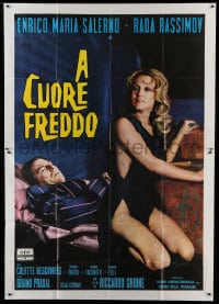 8t128 A CUORE FREDDO Italian 2p 1971 Enrico Maria Salerno & sexy Colette Descombes, A Cold Heart!
