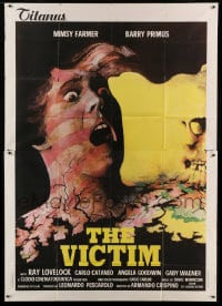 8t140 AUTOPSY export Italian 2p 1977 horror that goes beyond the living dead, wild art, The Victim!
