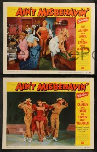 8w779 AIN'T MISBEHAVIN' 5 LCs 1955 Piper Laurie & Mamie Van Doren in dance productions!
