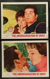 8w056 AMERICANIZATION OF EMILY 8 LCs 1964 James Garner, Julie Andrews, James Coburn!