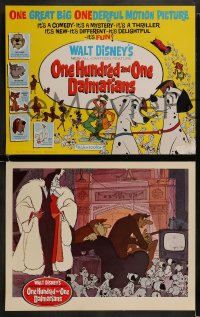 8w027 ONE HUNDRED & ONE DALMATIANS 9 LCs 1961 classic Walt Disney canine cartoon, complete set!