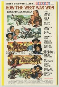 8x069 HOW THE WEST WAS WON 6x9 herald R1967 at the Martin Cinerama Theatre in St. Louis!