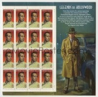 8x052 HUMPHREY BOGART 7x7 sheet of 20 uncut stamps 1997 Legends of Hollywood commemorative stamps!