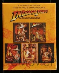 8x019 INDIANA JONES set of 5 limited edition 6x7 color litho prints 2012 art from each movie!