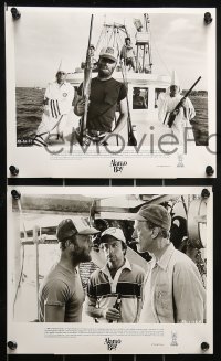 8x459 ALAMO BAY presskit w/ 13 stills 1985 Vietnam veteran Ed Harris & Amy Madigan, Louis Malle!