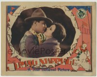8z041 3 RING MARRIAGE LC 1928 romantic c/u of Mary Astor & Lloyd Hughes, circus clown border art!