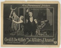 8z056 AFFAIRS OF ANATOL LC 1921 man tells Wallace Reid to smash paid for stuff, Cecil B. DeMille!