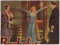 8z003 BACHELOR APARTMENT LC 1931 Irene Dunne stares at Lowell Sherman & Mae Murray in wild dress!
