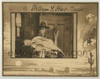 8z014 GUNFIGHTER LC R1920s cowboy William S. Hart carries unconscious Margery Wilson, Man Killer!