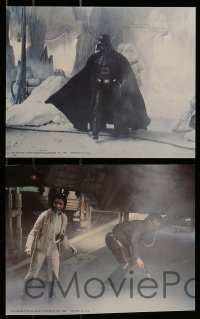 9a064 EMPIRE STRIKES BACK 8 color 8x10 stills 1980 images of Yoda, Darth Vader, Luke, Han & Leia!