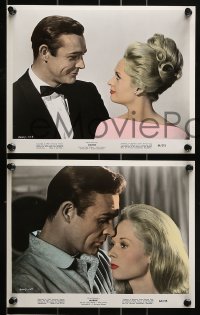 9a035 MARNIE 10 color 8x10 stills 1964 Alfred Hitchcock, sexy Tippi Hedren, Sean Connery!