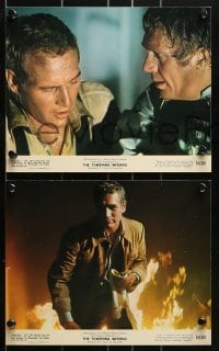 9a037 TOWERING INFERNO 10 color 8x10 stills 1974 Steve McQueen, Paul Newman, Dunaway, top cast!