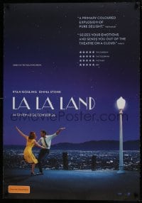9b010 LA LA LAND teaser DS Aust 1sh 2016 Ryan Gosling, Emma Stone dancing, the fools who dream!