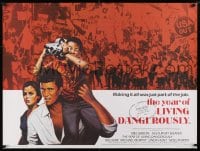 9b094 YEAR OF LIVING DANGEROUSLY British quad 1983 Peter Weir, Mel Gibson, different image!