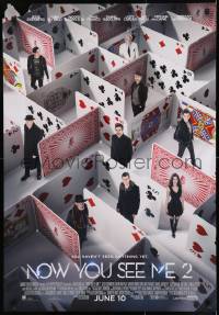 9b171 NOW YOU SEE ME 2 advance Canadian 1sh 2016 Eisenberg, Ruffalo, Harrelson, Radcliffe, Caine!