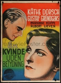 9b399 WOMAN OF NO IMPORTANCE Danish 1937 from Oscar Wilde's play, screenplay by von Harbou, Willy!