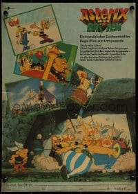 9b187 ASTERIX IN BRITAIN East German 11x16 1988 art from French cartoon comic by Albert Uderzo!