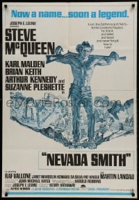 9b254 NEVADA SMITH Egyptian poster R1970s Steve McQueen will soon be a legend, montage artwork!