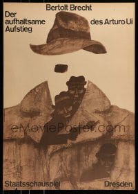 9b033 DER AUFHALTSAME AUFSTIEG DES ARTURO UI stage play German 1967 Bertolt Brecht, Gruttner art of gangsters!