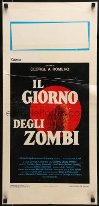 9b412 DAY OF THE DEAD Italian locandina 1986 George Romero's Night of the Living Dead zombie horror sequel!