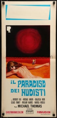 9b419 DIE NEFFEN DES HERRN GENERAL Italian locandina 1970 different art of sexy naked woman!