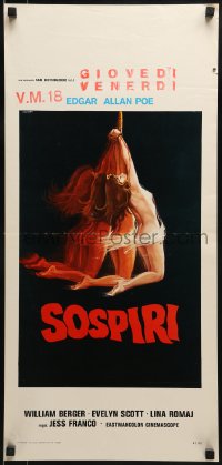 9b452 NIGHT OF THE ASSASSINS Italian locandina 1977 La noche de los asesinos, sexy art by Crovato!
