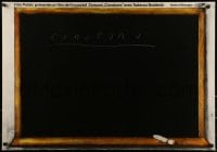 9b951 CONSTANT FACTOR export Polish 27x38 1980 Constans, different chalkboard art by Freudenreich!