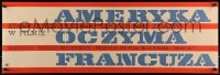 9b926 AMERICA AS SEEN BY A FRENCHMAN Polish 11x33 1964 Francois Reichenbach's L'Amerique insolite