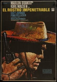 9b029 ONE EYED JACKS Spanish R1972 star & director Marlon Brando with gun by Macario 'Mac' Gomez!