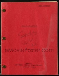 9d025 BACK STREET final draft script June 10, 1960, screenplay by William Ludwig!
