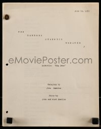 9d029 BARBARA STANWYCK SHOW TV script June 19, 1959, screenplay by John Hawkins, Big Jake episode!