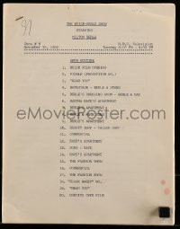 9d055 BUICK-BERLE SHOW TV script November 10, 1953, screenplay by Ace, Burton, Diamond & Ruben!