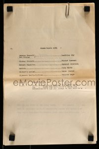 9d062 CHANGING HUSBANDS script 1924 screenplay by Sada Cowan & Howard Higgin!