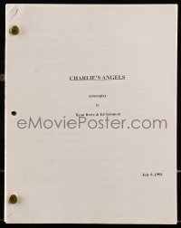 9d064 CHARLIE'S ANGELS script July 9, 1998, screenplay by Ryan Rowe & Ed Solomon!
