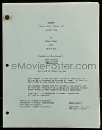 9d074 CHEERS TV revised first draft script September 12, 1988, screenplay by Peter Casey & David Lee