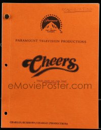 9d075 CHEERS TV revised first draft script September 24, 1984, screenplay by Sam Simon