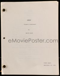 9d067 CHEERS TV first draft script September 26, 1985, Diane's Nightmare screenplay by David Lloyd!