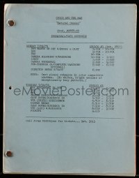 9d077 CHICO & THE MAN TV script July 29, 1974, screenplay by Steve Gordon, Natural Causes!