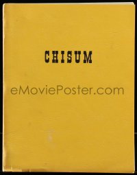 9d080 CHISUM revised draft script June 25, 1969, screenplay by Andrew J. Fenady!