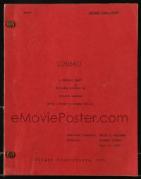 9d083 COMBAT! revised final draft TV script July 19, 1966, screenplay by Gilbert Ralston!