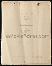 9d091 DALTONS RIDE AGAIN continuity & dialogue script Oct 26, 1945, screenplay by Chanslor & Gangelin