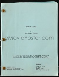 9d135 GRUMPIER OLD MEN revised draft script July 17, 1995, screenplay by Mark Steven Johnson!