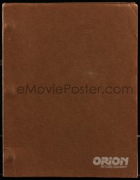9d138 HAND third draft script November 1979, screenplay by Oliver Stone!