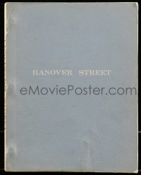 9d139 HANOVER STREET revised draft script July 1977, screenplay by Peter Hyams!