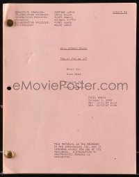 9d145 HILL STREET BLUES TV revised pink draft script October 1, 1985, screenplay by Elia Katz