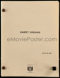 9d168 JUMPIN' JACK FLASH 4th draft script Aug 28, 1985, screenplay by Nancy Meyers & Charles Shyer!