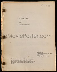 9d225 NETWORK script 1976 the classic screenplay by Paddy Chayefsky!