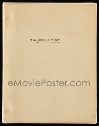 9d273 ROSE OF TIBET first draft script 1970s unproduced screenplay by Ian la Frenais!