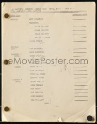 9d304 SMOTHERS BROTHERS COMEDY HOUR TV script Jan 17, 1969 episode #3.16, with Steve Martin credit!
